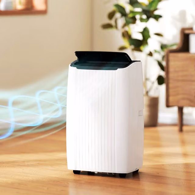 HOMCOM Portable Monobloc Air Conditioner with WiFi and App Control, White
