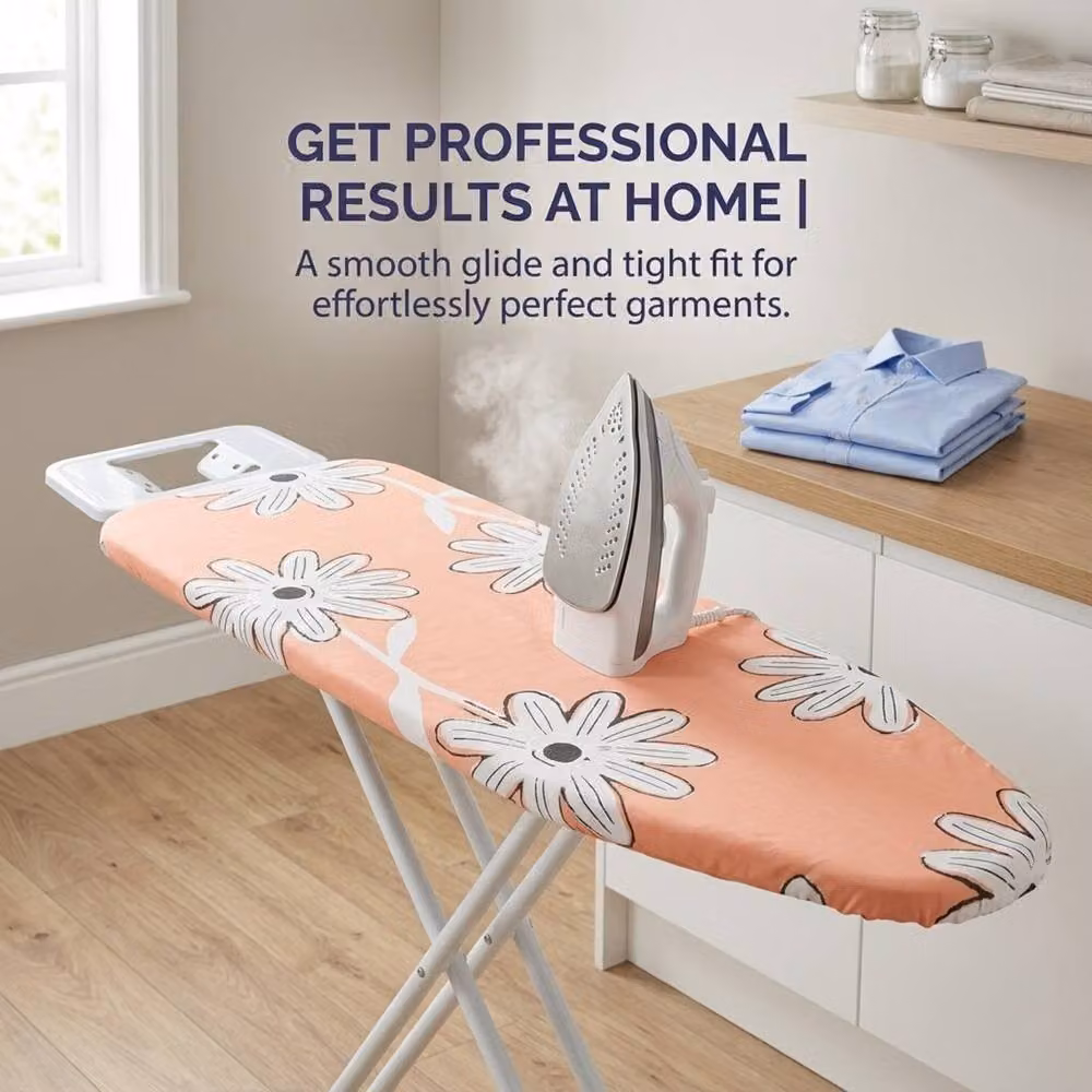 Bedsland Heat Resistant Elastic Fit Ironing Board Cover, Multicolour, W: 140 cm, D: 50 cm – 3