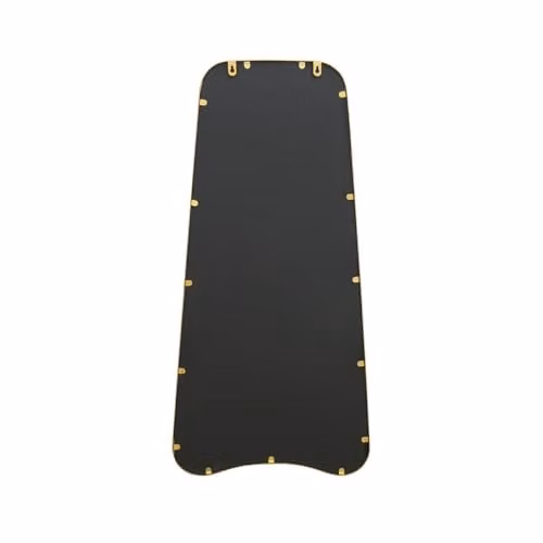 Charles Bentley Copenhagen Gold Weather Resistant Wall Mounted Rectangular Mirror, W: 100 cm, H: 50 cm – 4