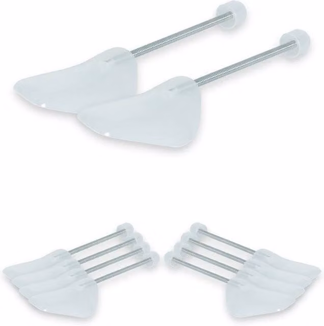 NESTLUNE White Shoe Tree Pair to Maintain Footwear Shape, W/D/H: 100 x 15 x 15 cm