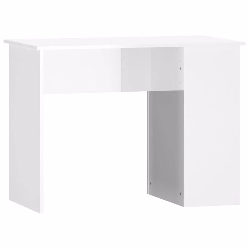 Berkfield High Gloss White Computer Desk, W/D/H: 100 x 55 x 75 cm – 2