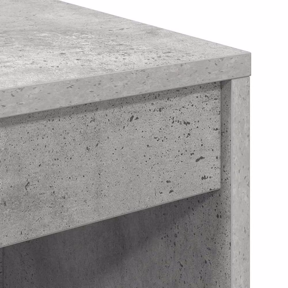 Berkfield Home Modern Computer Desk in Concrete Grey – 5