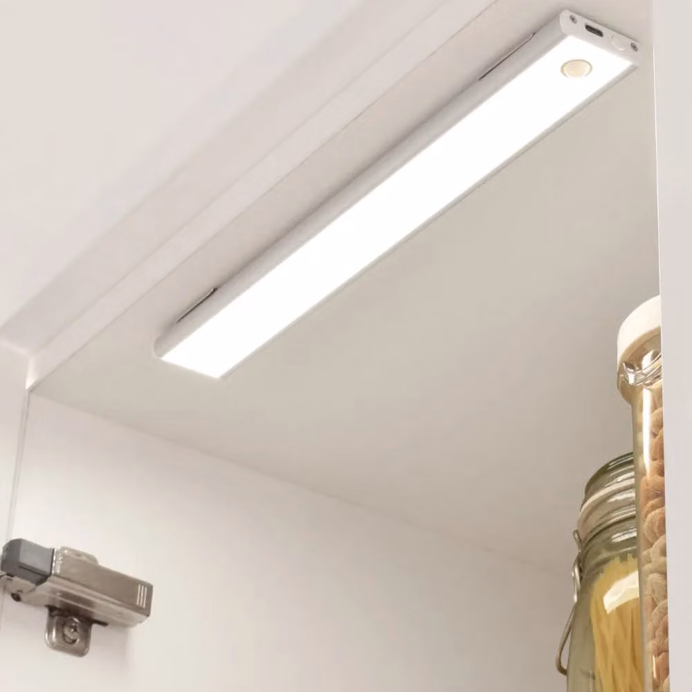 Loops 2x 305mm Rechargeable White LED Kitchen Cabinet Strip Lights with Auto PIR On/Off Sensor