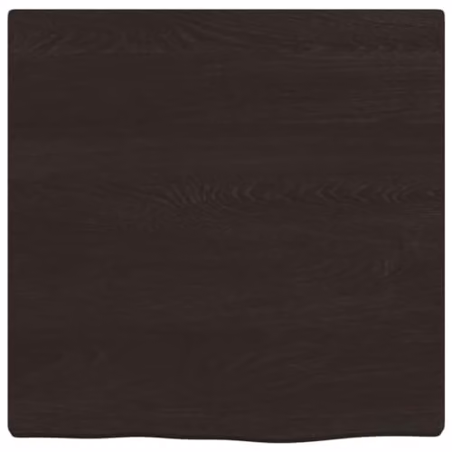 vidaXL Rustic Oak Wall Shelf, Brown/Grey, W/D/H: 40 x 40 x 2 cm – 4
