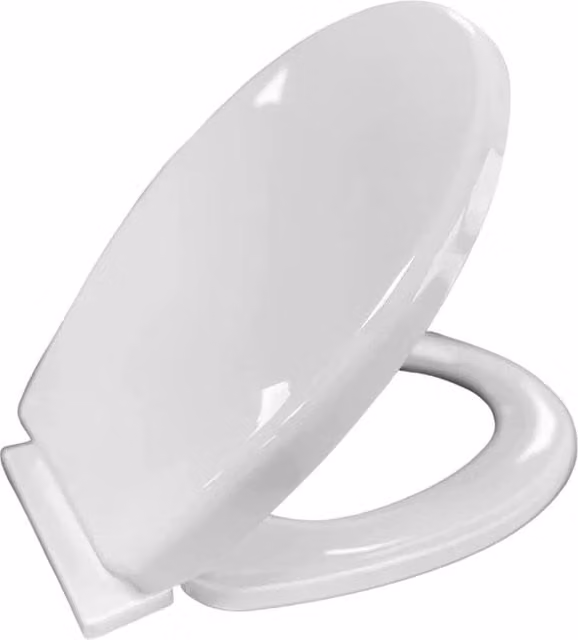 Nordara Universal Heavy Duty Toilet Seat with Quick Release and Soft Close in White