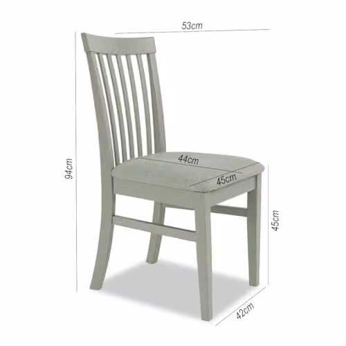 Statement Furniture Florence Wooden Dining Chairs with Upholstered High Back, Set of 4, Green, W45 x D53 x H94 cm – 2