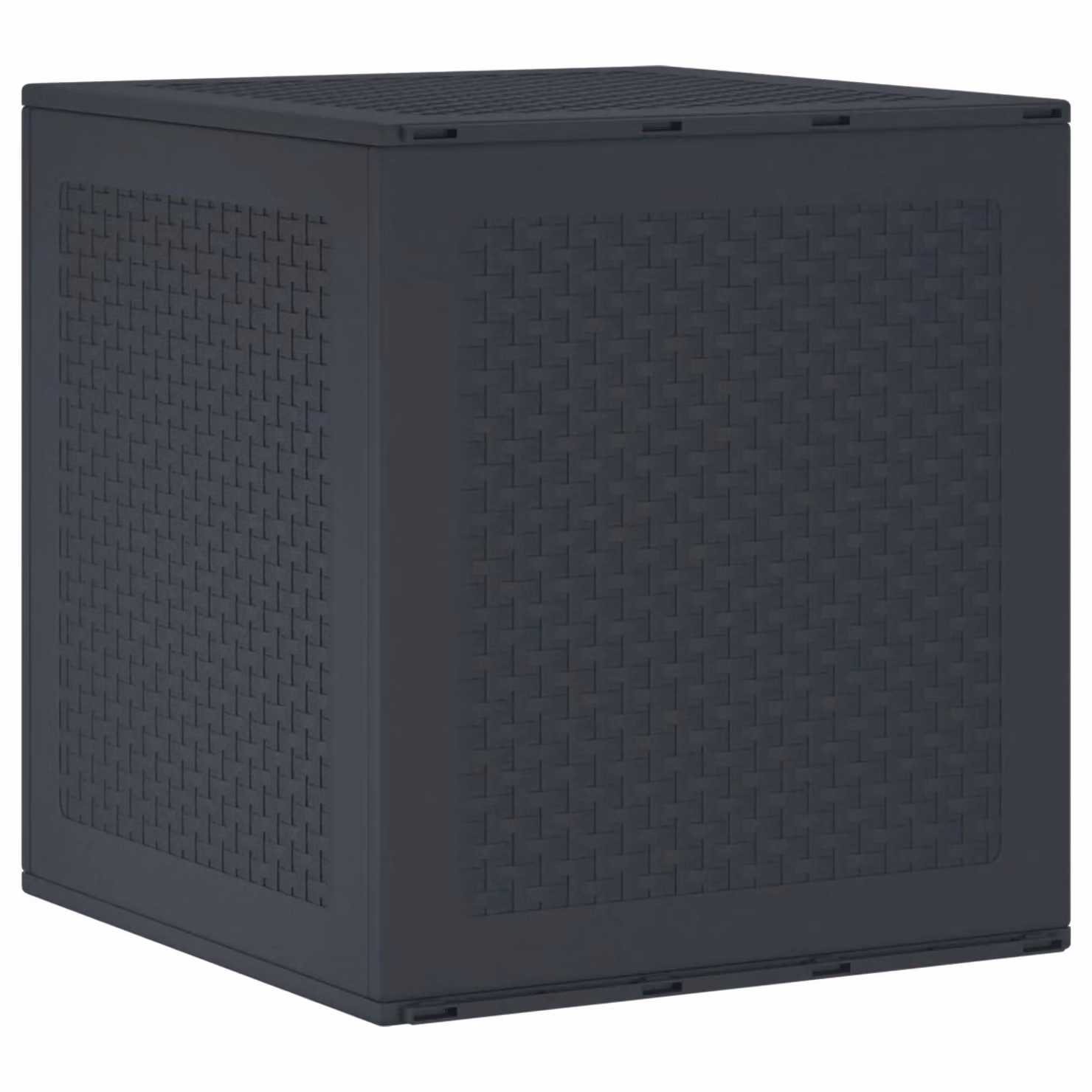 Berkfield Home Garden Storage Box in Anthracite, W/D/H: 55 x 53 x 57 cm – 2