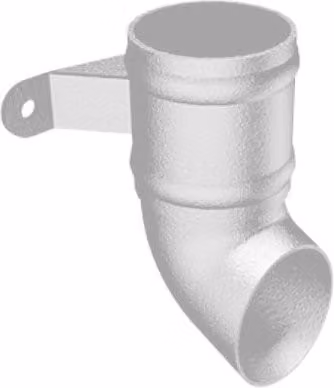 ARP Silver Cast Aluminium Round Downpipe Shoe, 76mm