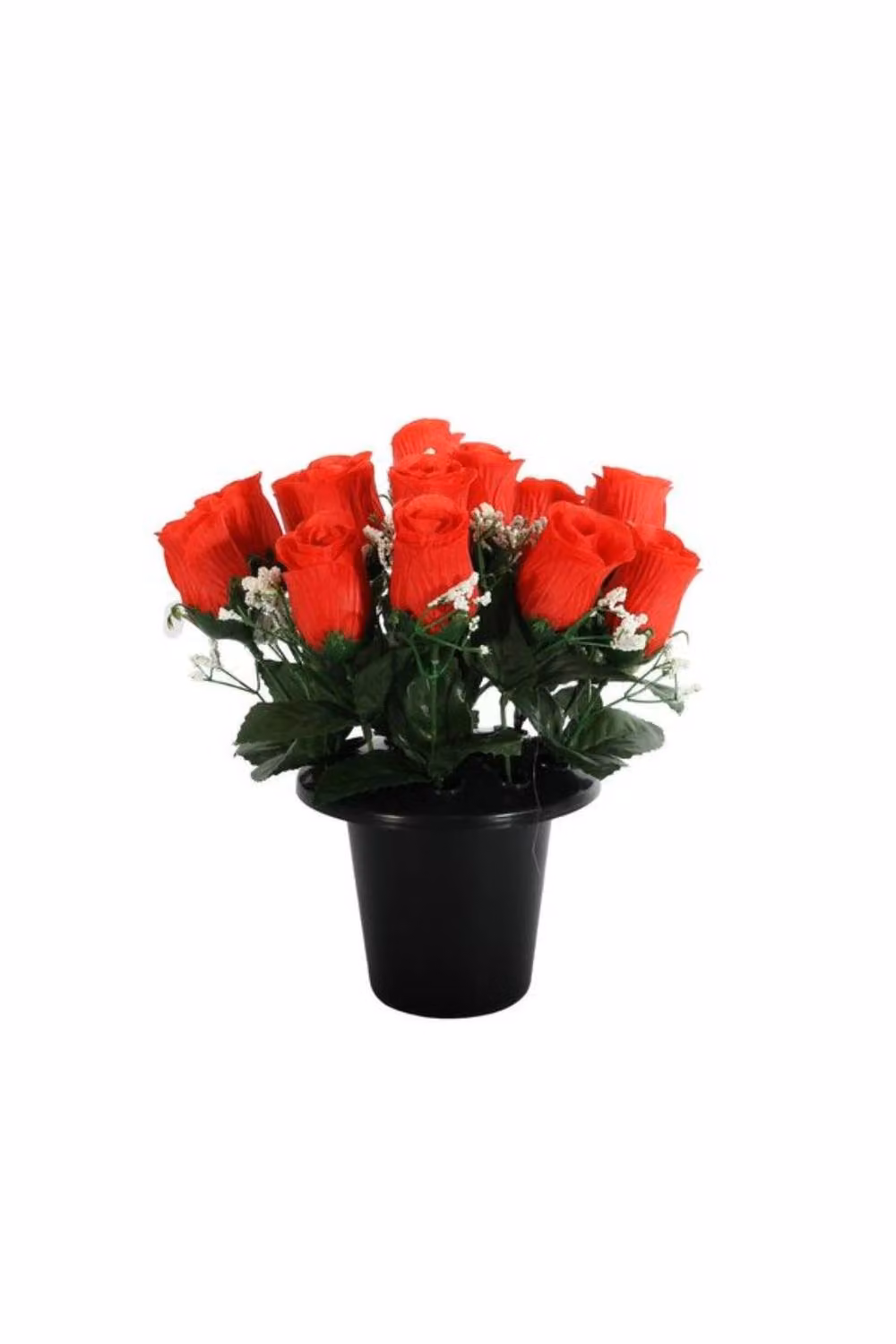 KDMD Essential Red Rose Remembrance Pot in Red, Green and Black – 2