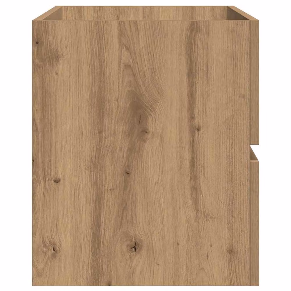 Berkfield Home Artisan Oak Sink Cabinet in Brown, W/D/H: 100 x 38.5 x 45 cm – 3