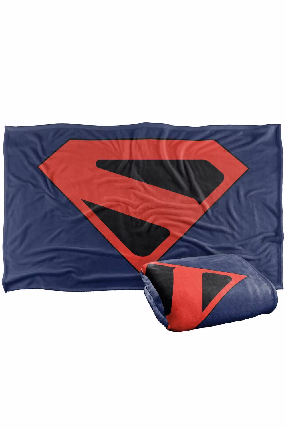 Warner Bros. Superman Shield 1996 Super Soft Fleece Throw Blanket, Multicolour, W: 127.0 cm, D: 152.4 cm, H: 152.4 cm – 6