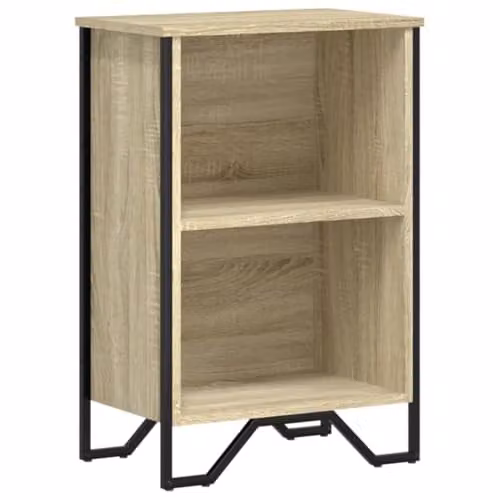 vidaXL Modern Bookcase in Brown, W/D/H: 50 x 31 x 74.5 cm – 1