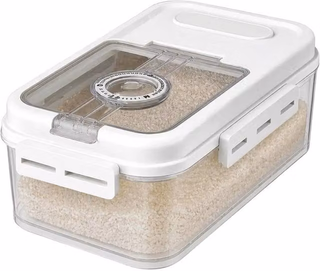 FLAVORA Stackable Airtight Food Storage Containers, 10.8 l, Clear – 1