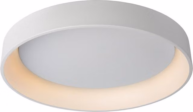 Lucide Talowe Modern LED Flush Ceiling Light, White, 80 cm