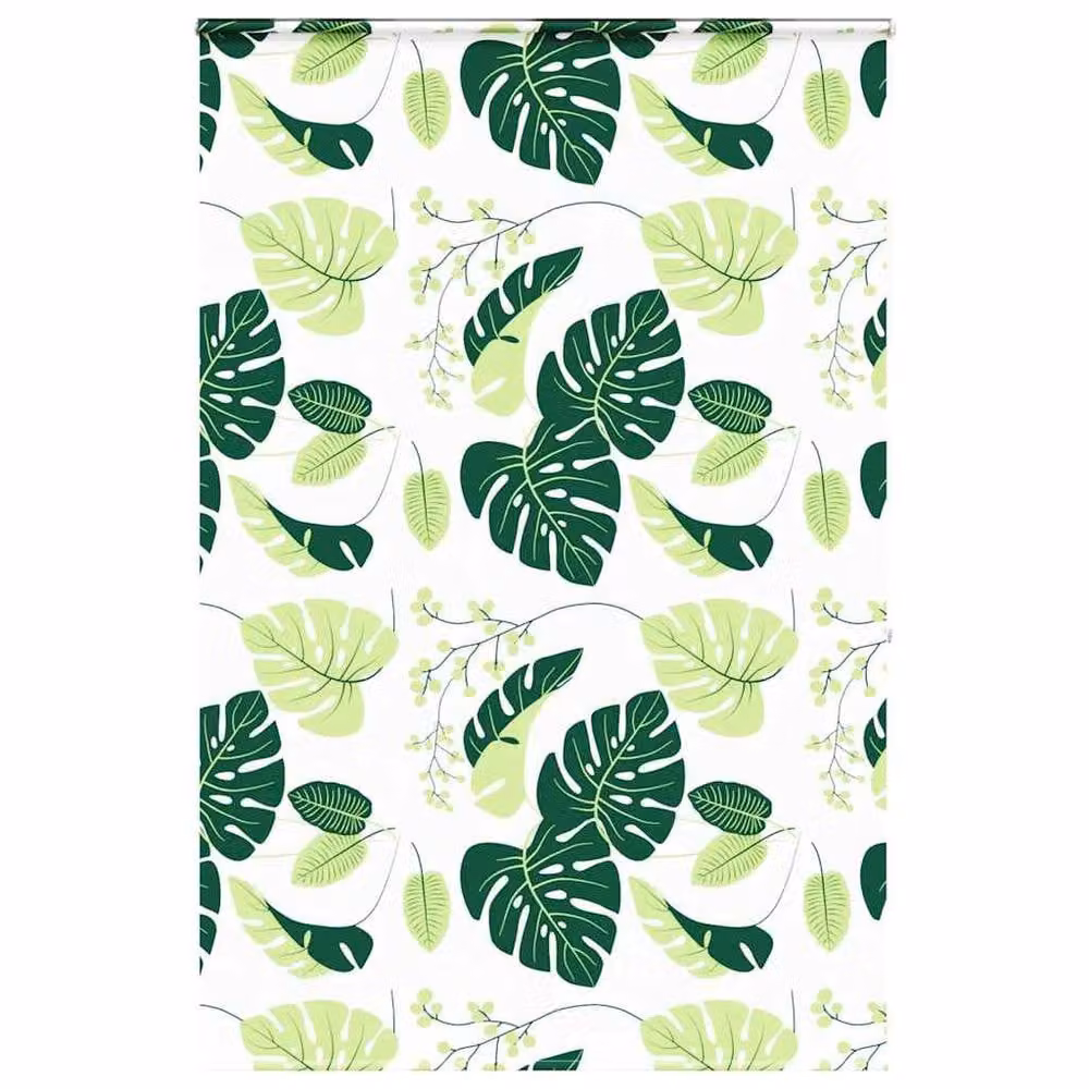 Berkfield Home Green Opaque Shower Roller Blind with Cassette, W: 160 cm, H: 240 cm