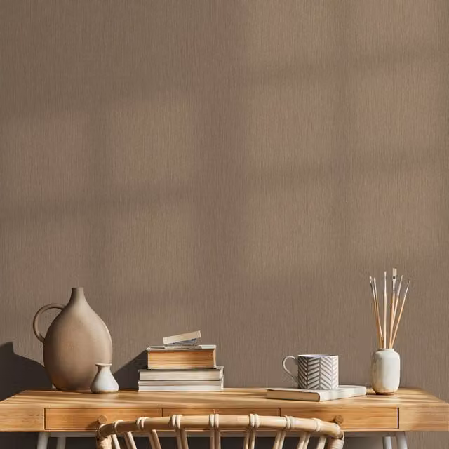 Erismann Modern Abstract Brown Vinyl Pre-pasted Wallpaper