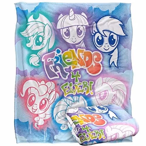 LOGOVISION White Fluffy Microfibre Fleece Throw Blanket W/D/H: 152 x 127 cm