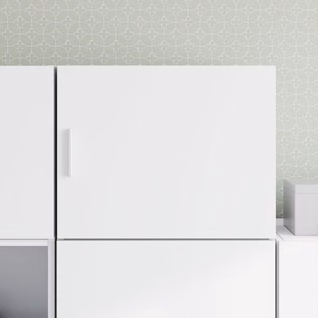 Berkfield Home Wall Mounted White Cabinet in MDF W/D/H: 50 x 42.5 x 40 cm