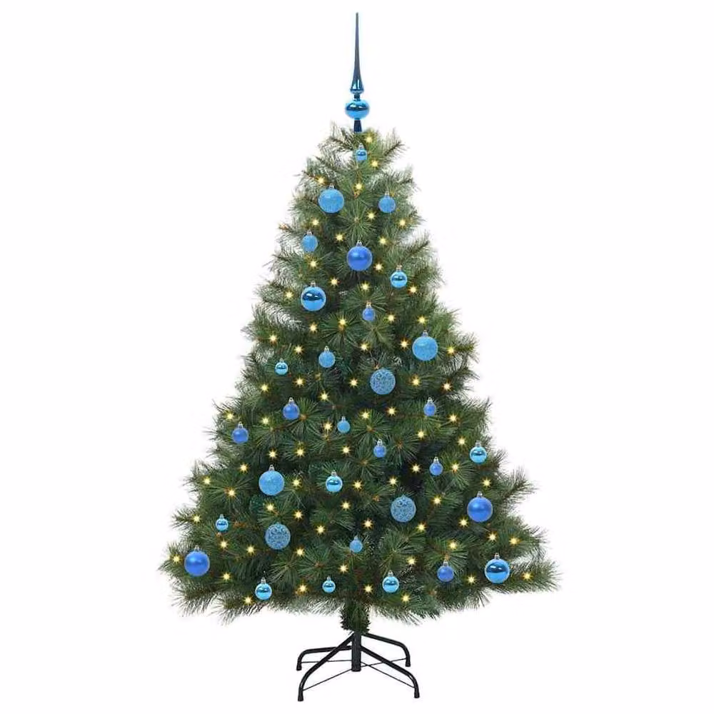 Berkfield Home Artificial Green Christmas Tree with 150 LEDs, Height: 150 cm – 3