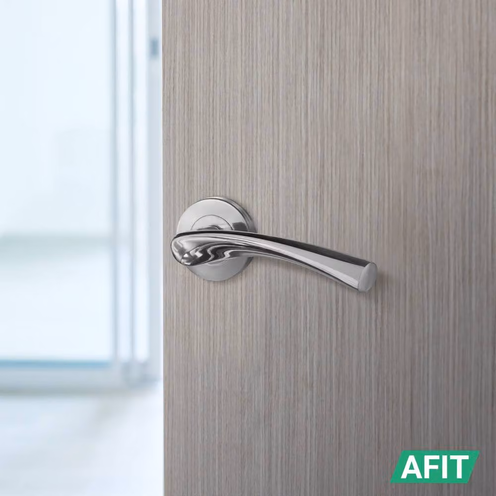 AFIT Novi Range Chrome Internal Twist Door Handles with Latch, 3 Pairs, Silver, W: 15.0 cm x H: 15.0 cm – 3