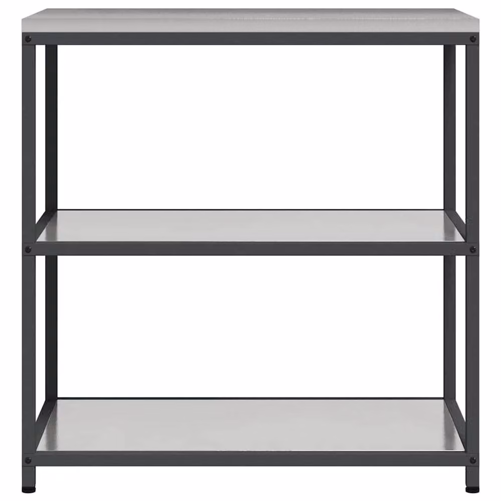 Berkfield Home Silver Stainless Steel Kitchen Storage Shelf – 5