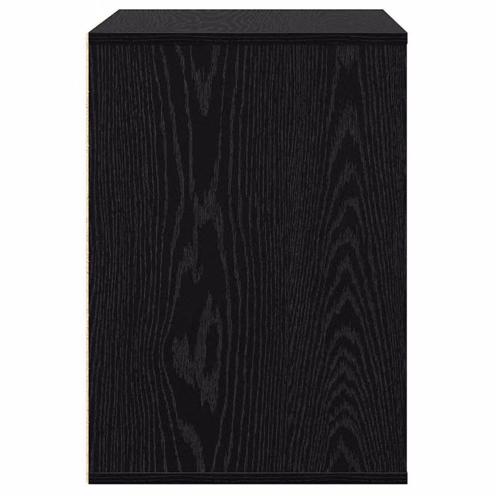 Berkfield Home Corner Chest of Drawers in Black Oak, W: 60 cm, D: 41 cm, H: 58 cm – 4