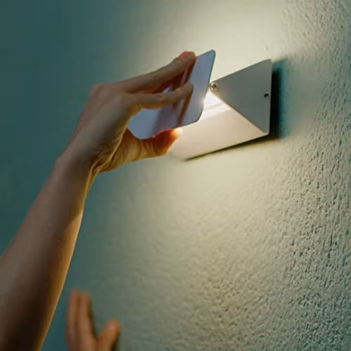 Netlighting Forlight Shape LED Outdoor Up Down Wall Lamp, White, Warm White 3000K, IP44 – 3