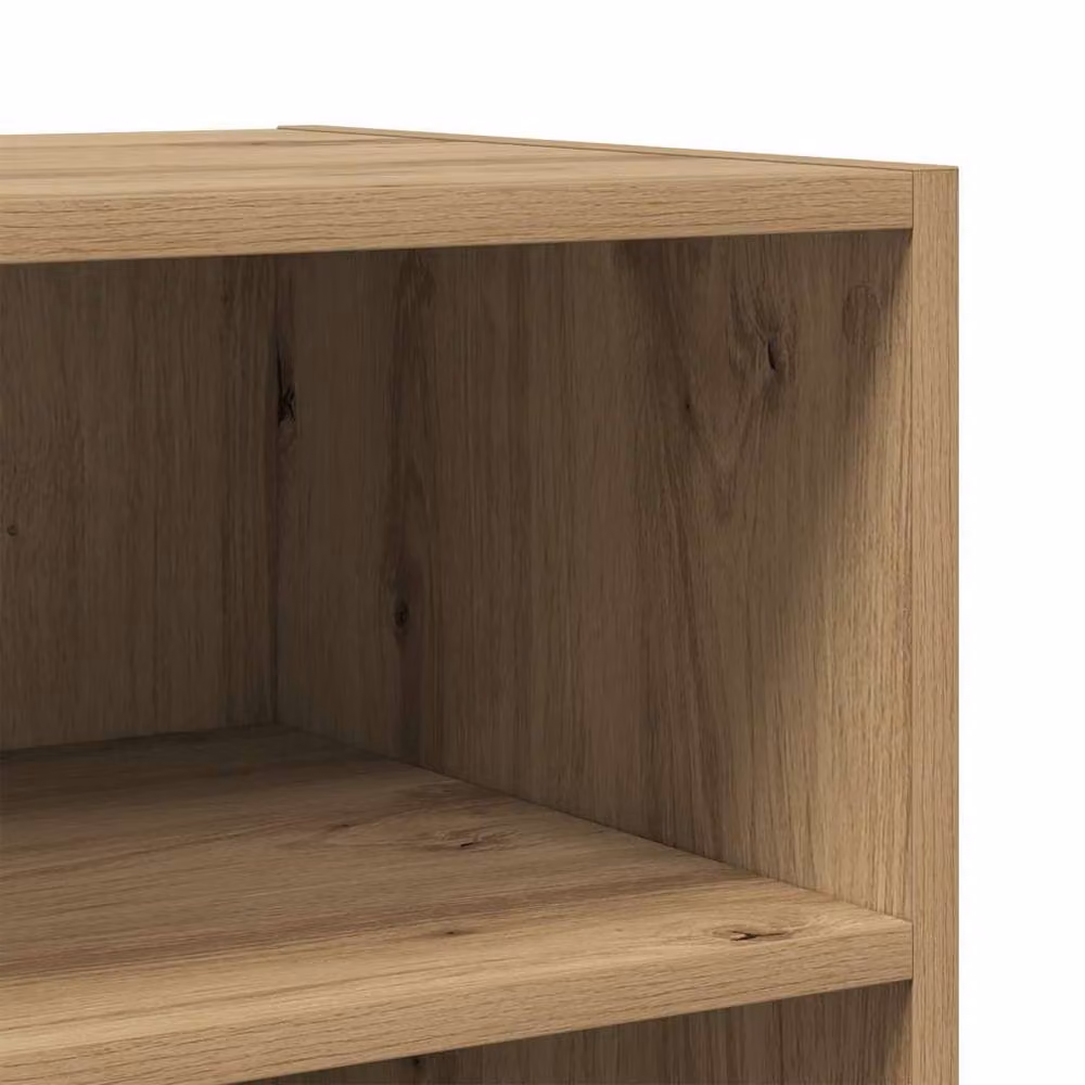 Berkfield Home Artisan Oak Sideboard in Brown, W/D/H: 57 x 35 x 75 cm – 4