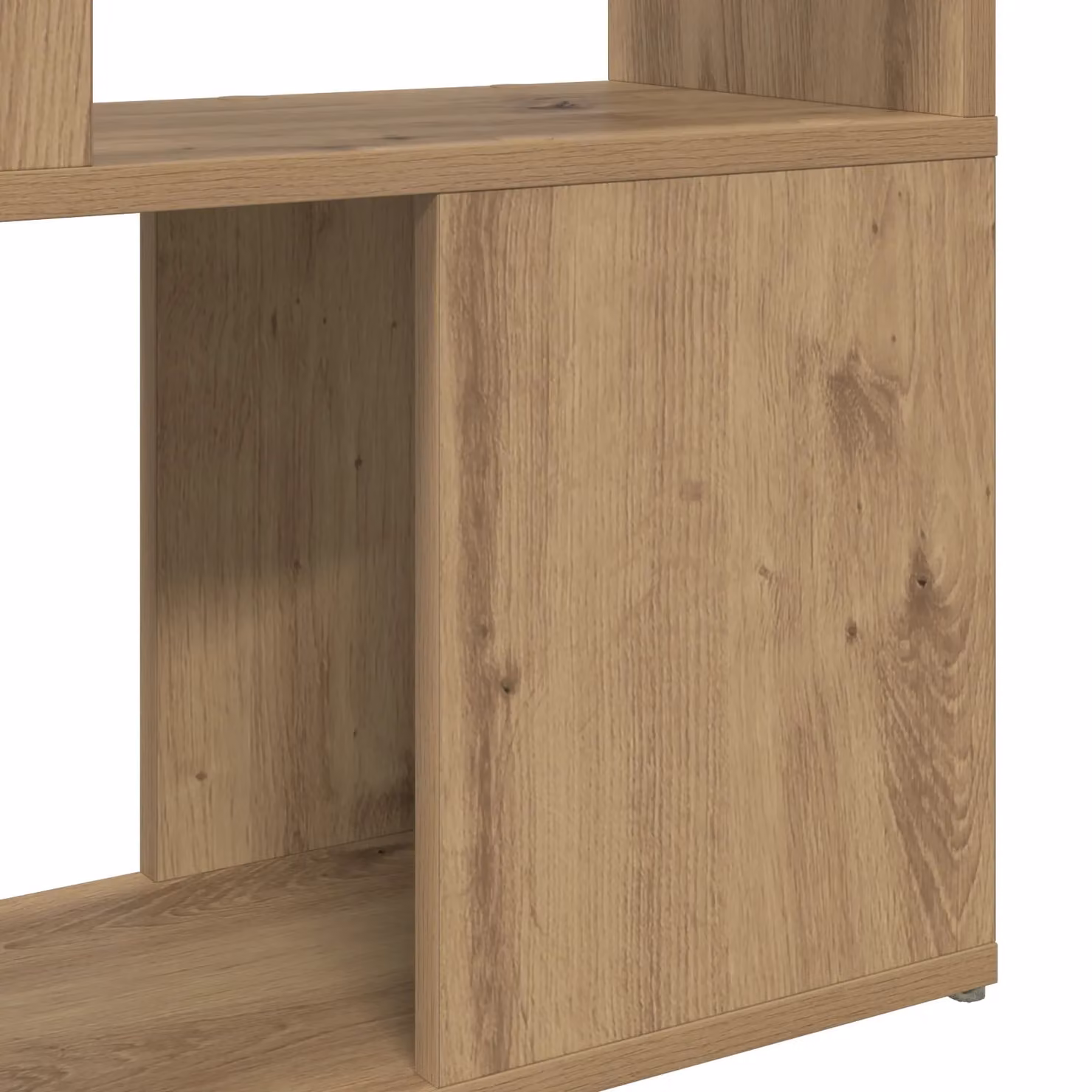 Berkfield Home Artisan Oak TV Stand in Brown, W/D/H: 60 x 24 x 124 cm