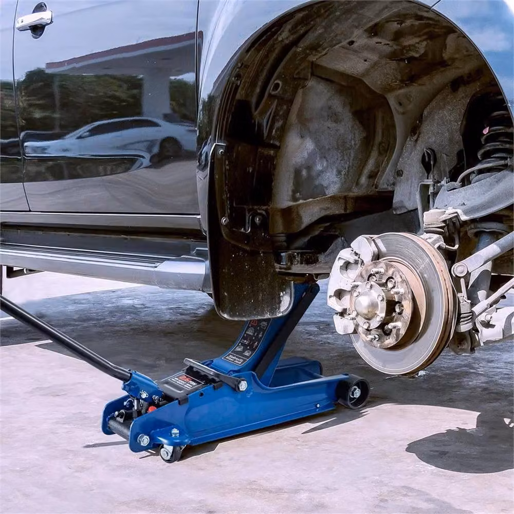 FLAVORA 2.5 Ton Low Profile Hydraulic Trolley Jack, Blue, W: 1000 cm, D: 52 cm, H: 52 cm – 3