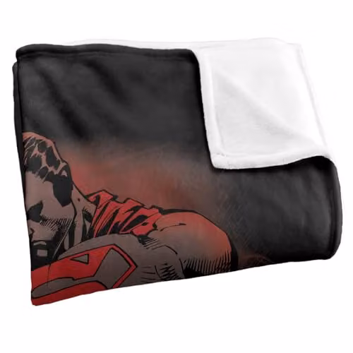 Warner Bros. Superman Red Son Super Soft Fleece Throw Blanket, Multicolour – 2