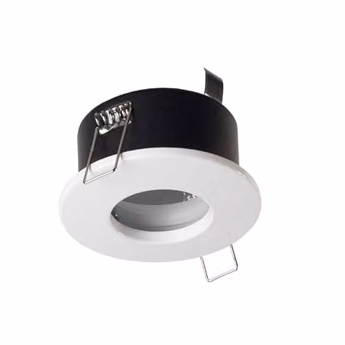 Netlighting Forlight Minor 1 Light Recessed Round Downlight in Matt White IP54 – 1