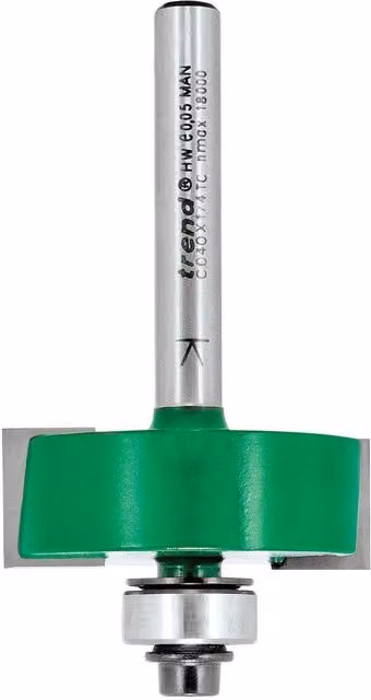 Trend C040 X 1 4 Tct Bearing Guided Rebater 35.0mm