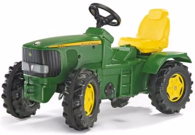 Rolly Toys John Deere Pedal Vehicle with Light and Sound Effects, Green