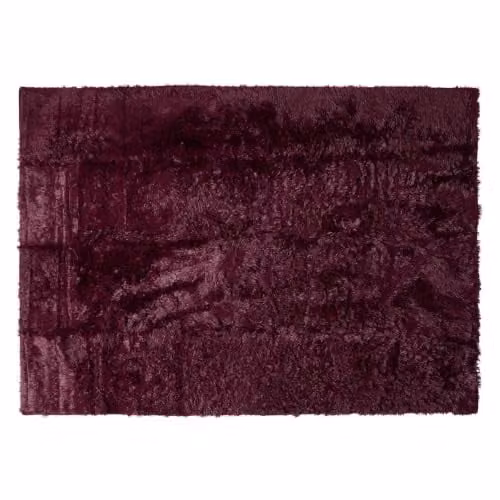 Sienna Shaggy Fluffy Red Rug, W/D/H: 120 x 170 x 4 cm
