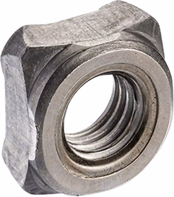 Unifix Grade A Square Weld Nuts DIN 928 M8 x 1.25 Grey NXWSRDM08