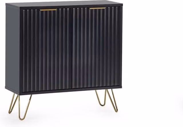 Cheshire Premium Bellano Compact Sideboard in Matt Black – 1