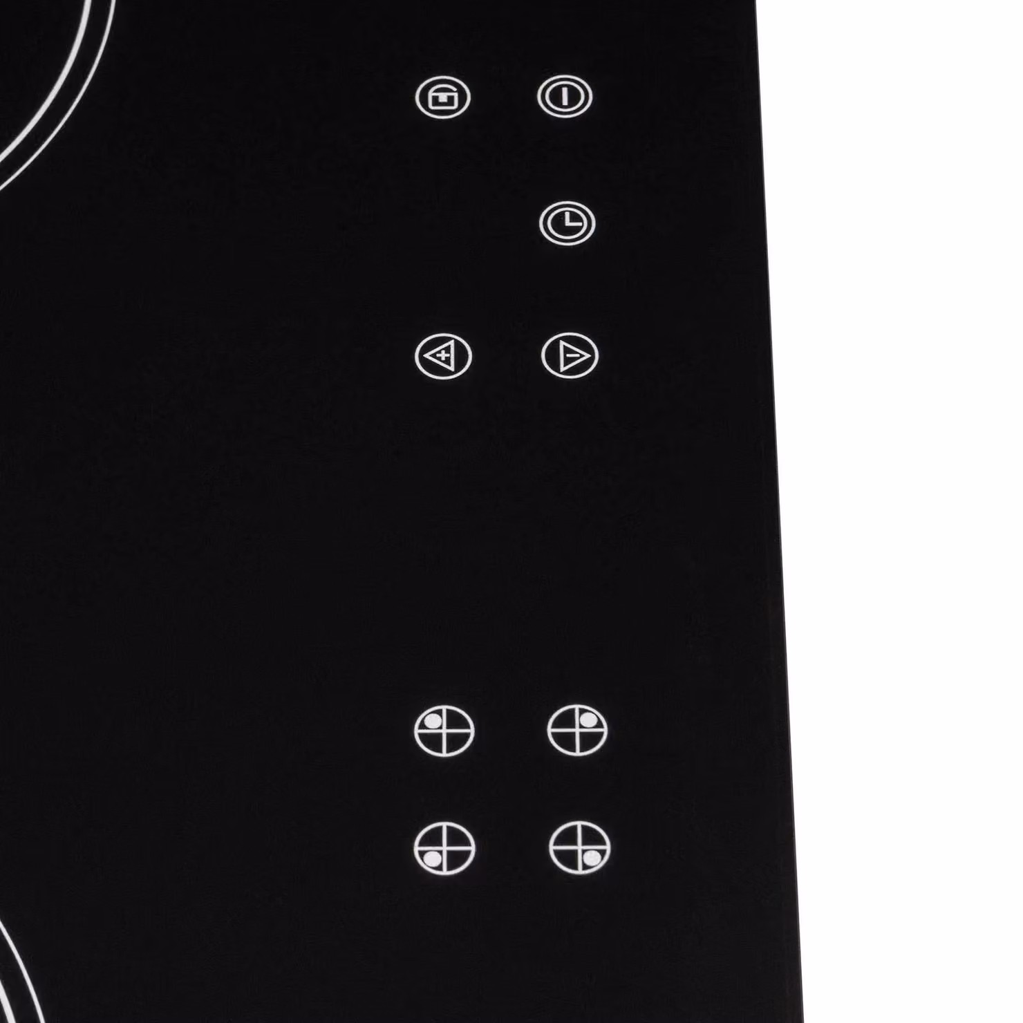 SIA CERH60BL Black 4 Zone Touch Control Electric Ceramic Hob, 60 cm – 2