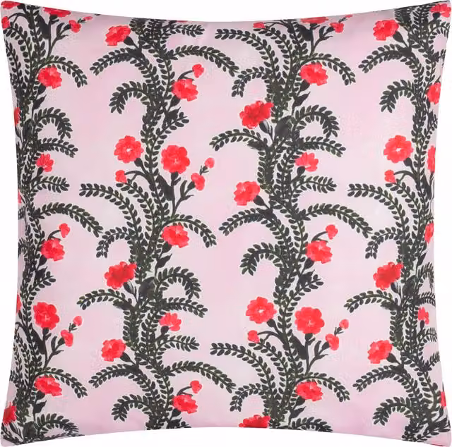 Make It A Home Cassis Square Outdoor Cushion in Floral Purple and Pink