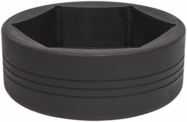 Loops 110mm 6 Point Impact Socket Bit, 1 inch Square Drive, Black Drop Forged Steel