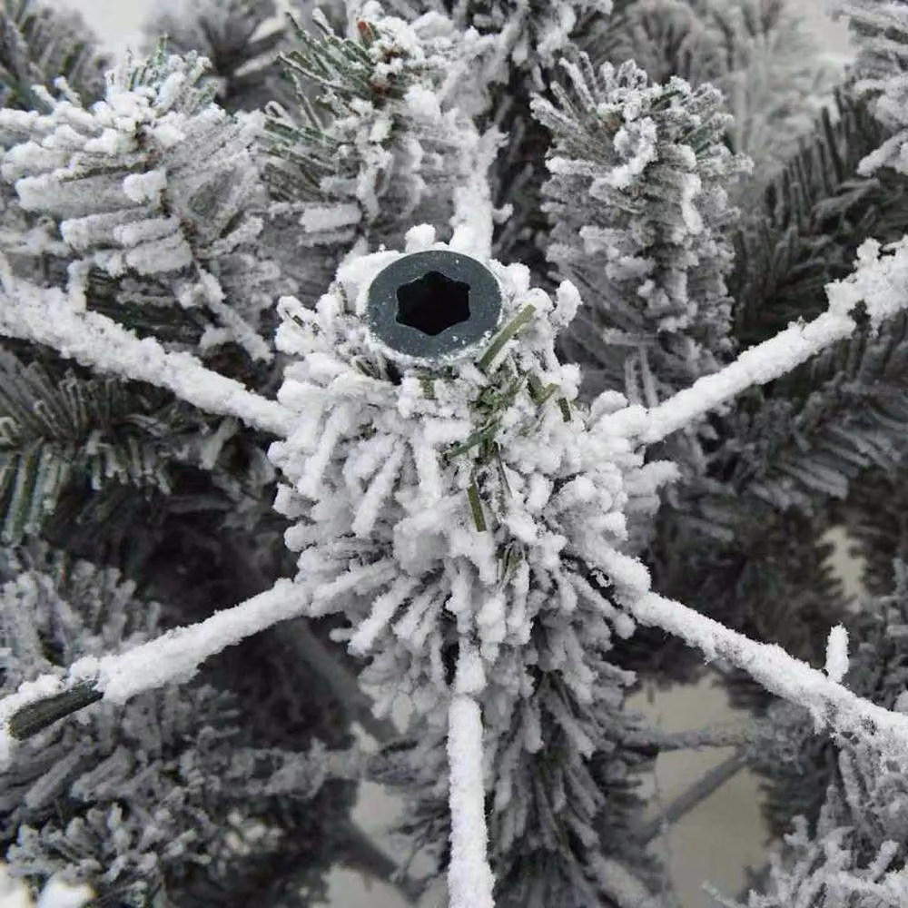 Berkfield Home Beautiful Artificial Green Christmas Tree with 300 Warm White LEDs, Height: 210 cm – 4
