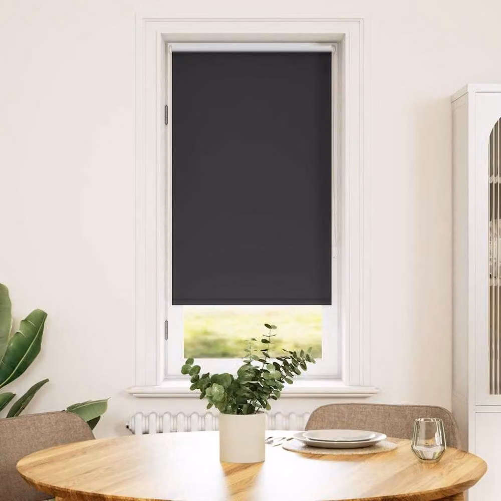 Berkfield Home Blackout Roller Blind, Black, W: 60 cm, H: 120 cm – 2