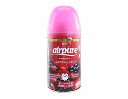 airpure Air-O-Matic Automatic Air Freshener Refill, Sparkling Berry Fragrance, 250ml