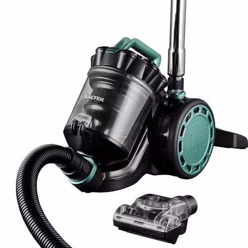 Salter Multicyclonic Pet Pro Bagless Cylinder Vacuum Cleaner in Blue and Green with 700W Motor, HEPA Washable Filter and Pet Turbo Brush – 2