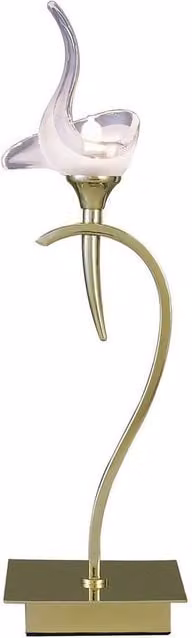 Netlighting Viena Table Lamp with G9 Bulb in Polished Brass and Gold