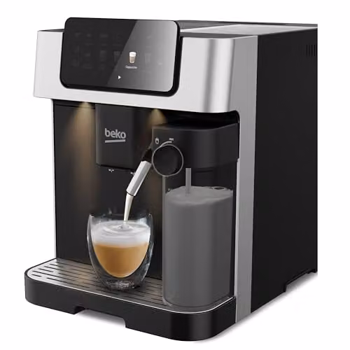 Beko CaffeExperto Bean to Cup Coffee Machine with Integrated Milk Container and Touch Display, Black, W/D/H: 40.5 x 27.5 x 34 cm – 2