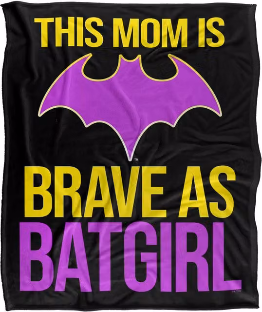 Warner Bros. Batgirl Brave As Batgirl Super Soft Silky Touch Fleece Throw Blanket, Multicolour, W: 152 cm, D: 127 cm – 6