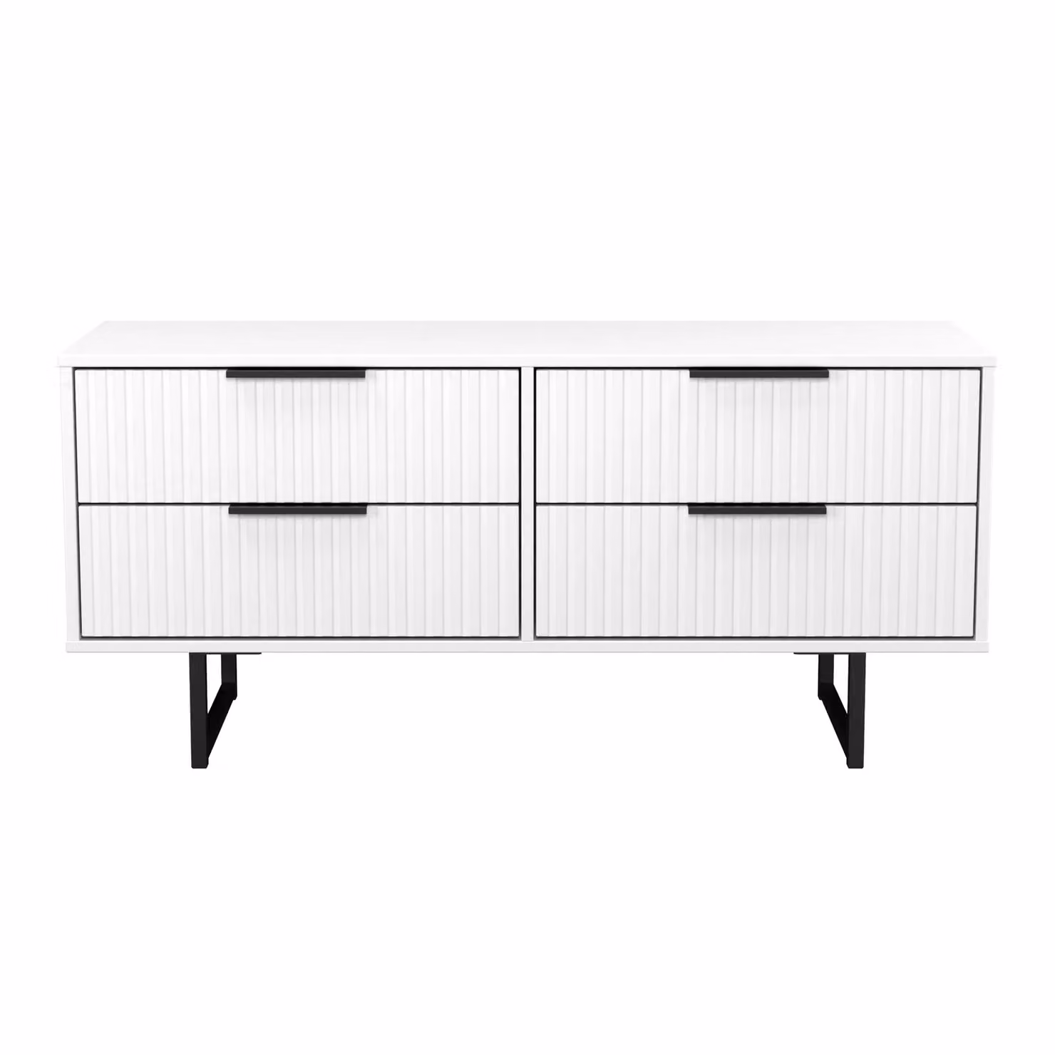 Ready Assembled 2 U Menai 4 Drawer Bed Box in White – 2