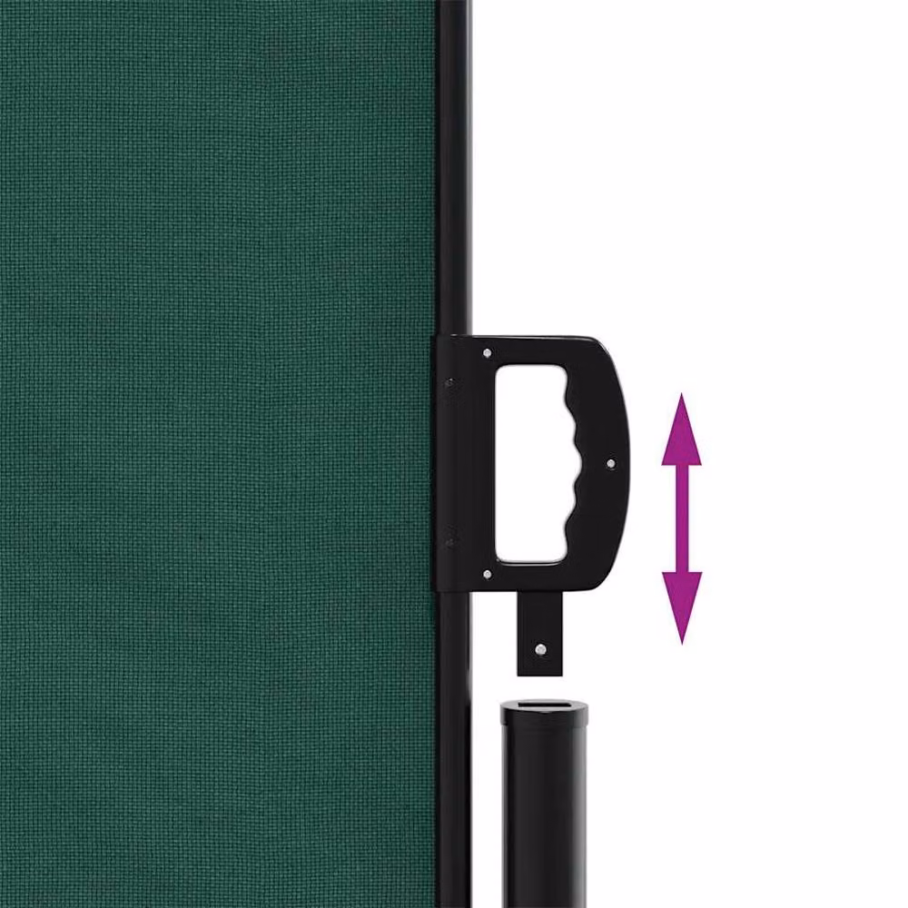 Berkfield Home Retractable Side Awning in Dark Green, W/H: 100 x 300 cm – 4