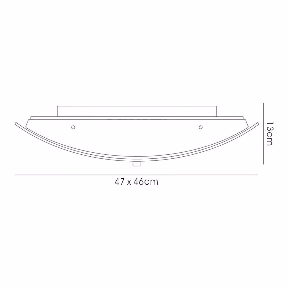 Netlighting Vito 3 Light Flush Ceiling Lamp in Polished Chrome and Grey Glass – 2